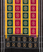 Multicolour Sambalpuri Handwoven Single Ikat Cotton Dupatta SFCDUP1731