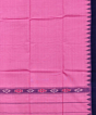 Pink Blue Sambalpuri Handwoven Cotton Gamuchha SFCGAM1754