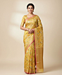 Banarasi Cotton Silk Saree | Mustard Yellow