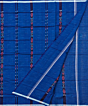 Blue Sambalpuri Handwoven Cotton Lungi SFCLUN2064
