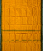 Yellow Green Sambalpuri Handwoven Silk Dhoti Gamuchha SFSJOD2068