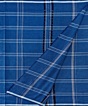 Blue Sambalpuri Handwoven Cotton Lungi SFCLUN2081