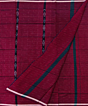 Maroon Black Sambalpuri Handwoven Cotton Lungi SFCLUN2100