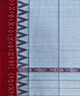 Skyblue Maroon Sambalpuri Handwoven Cotton Gamuchha SFCGAM2111
