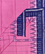 Pink Blue Sambalpuri Handwoven Cotton Gamuchha SFCGAM2113