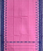 Pink Blue Sambalpuri Handwoven Cotton Gamuchha SFCGAM2113