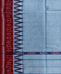Skyblue Maroon Sambalpuri Handwoven Cotton Gamuchha SFCGAM2115