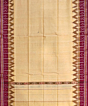 Yellow Maroon Sambalpuri Handwoven Cotton Gamuchha SFCGAM2119