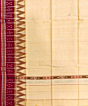 Yellow Maroon Sambalpuri Handwoven Cotton Gamuchha SFCGAM2119
