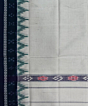 White Green Sambalpuri Handwoven Cotton Gamuchha SFCGAM2120