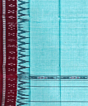 Green Maroon Sambalpuri Handwoven Cotton Gamuchha SFCGAM2121