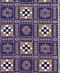 Violet Sambalpuri Handwoven Cotton Double Bed Sheet SMCBED2123