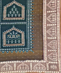 Brown Sambalpuri Handwoven Cotton Double Bed Sheet SMCBED2127