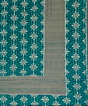 Green Brown Sambalpuri Handwoven Cotton Double Bed Sheet SMCBED2130