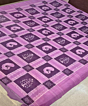 Purple Sambalpuri Handwoven Cotton Double Bed Sheet SMCBED2131