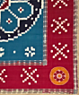 Blue Sambalpuri Handwoven Cotton Double Bed Sheet SMCBED2133