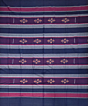 Gray Sambalpuri Handwoven Cotton Single Bed Sheet SMCBED2135