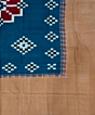 Multicolour Sambalpuri Handwoven Cotton Single Bed Sheet SMCBED2136