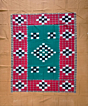 Multicolour Sambalpuri Handwoven Cotton Single Bed Sheet SMCBED213