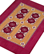 Multicolour Sambalpuri Handwoven Cotton Single Bed Sheet SMCBED2139