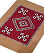Multicolour Sambalpuri Handwoven Cotton Single Bed Sheet SMCBED2140