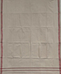 Beige Sambalpuri Handwoven Cotton Dhoti Gamuchha SFSJOD2149