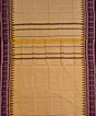 Yellow Sambalpuri Handwoven Cotton Dhoti Gamuchha SFSJOD2161