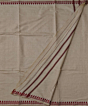 Beige Sambalpuri Handwoven Cotton Dhoti Gamuchha SFSJOD2163
