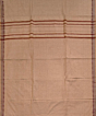 Beige Sambalpuri Handwoven Cotton Dhoti Gamuchha SFSJOD2164