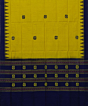 Yellow Black Sambalpuri Handwoven Single Ikat Cotton Dupatta SFCDUP2167