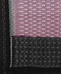 Pink Black Sambalpuri Handwoven Single Ikat Cotton Dupatta SFCDUP2173