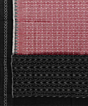 Pink Black Sambalpuri Handwoven Single Ikat Cotton Dupatta SFCDUP2175