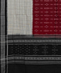 Maroon White Sambalpuri Handwoven Single Ikat Cotton Dupatta SFCDUP2180