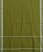 Olive Sambalpuri Handwoven Single Ikat Cotton Dupatta SFCDUP2187
