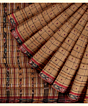Beige Sambalpuri Handwoven Single Ikat Cotton Saree SFCSAR2247