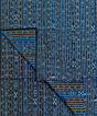 250cm Blue Sambalpuri Handwoven Single Ikat Shirting Materials SFCSHI2272