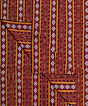 250cm Red Sambalpuri Handwoven Single Ikat Shirting Materials SFCSHI2288