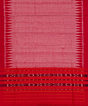 Red Gray Sambalpuri Handwoven Double Ikat Suit SFCSUT2305