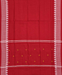 Yellow Red Sambalpuri Handwoven Double Ikat Suit SFCSUT2319