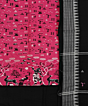 Pink Black Sambalpuri Handwoven Double Ikat Suit SFCSUT2330