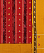 Red Yellow Sambalpuri Handwoven Double Ikat Suit SFCSUT2334