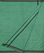 Green Sambalpuri Handwoven Cotton Joda SFCJOD2364