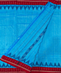 Blue Sambalpuri Handwoven Cotton Joda SFCJOD2373