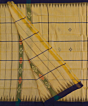 Yellow Blue Sambalpuri Handwoven Cotton Gamuchha SFCGAM2391