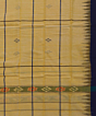 Yellow Blue Sambalpuri Handwoven Cotton Gamuchha SFCGAM2391