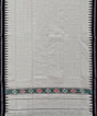White Blue Sambalpuri Handwoven Cotton Gamuchha SFCGAM2392