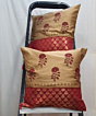 Hand Block Print Cushion Covers | Set of 2 | 16x16 Inches