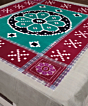 Green Maroon Sambalpuri Handwoven Cotton Double Bed Sheet SFCBED0320