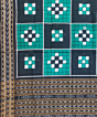 Green Black Sambalpuri Handwoven Double Ikat Cotton Dupatta SFCDUP0799