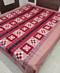 Multicolour Sambalpuri Handwoven Cotton Double Bed Sheet SFCBED0978